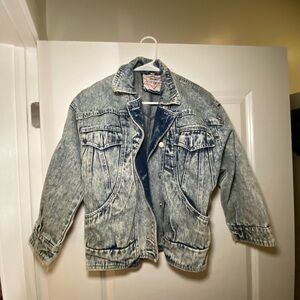 Vintage denim acid jacket